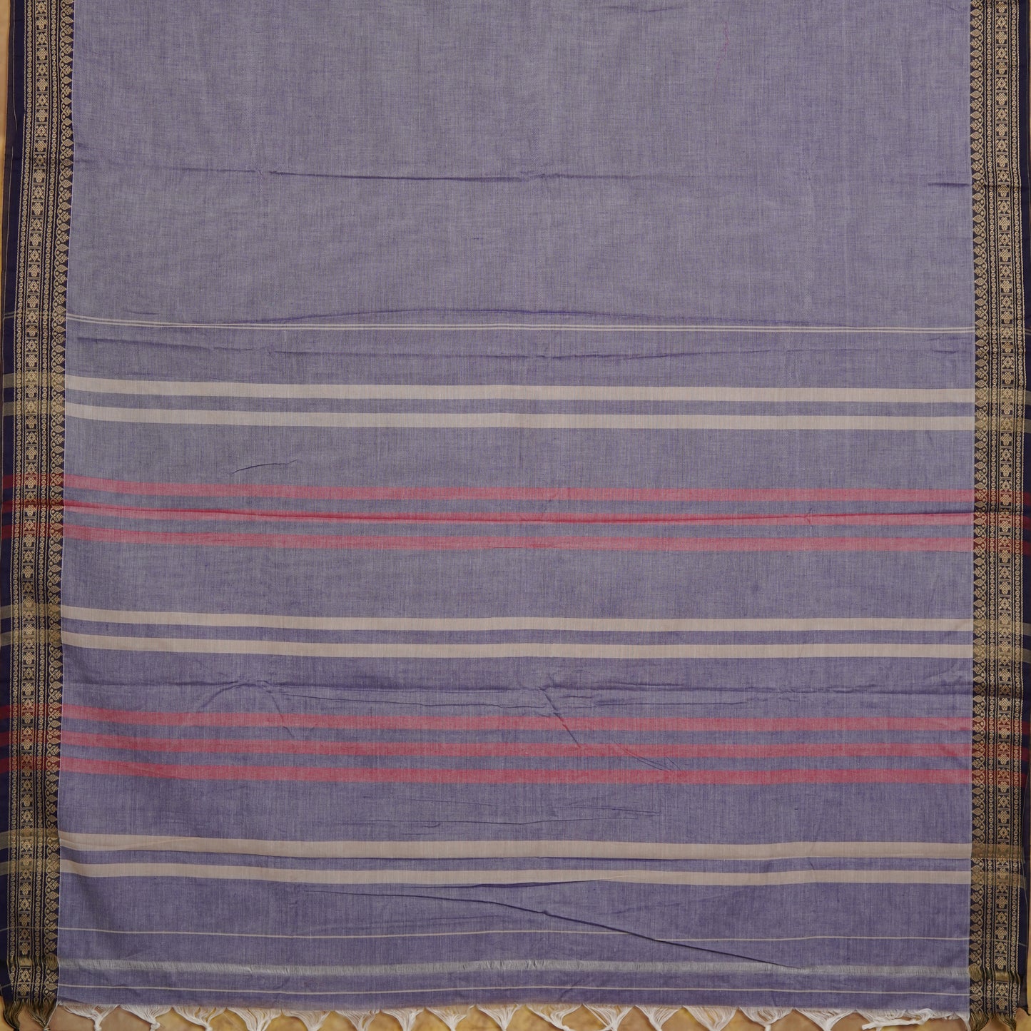 Floral Small Border - Narayanavanam Mercerized Cotton