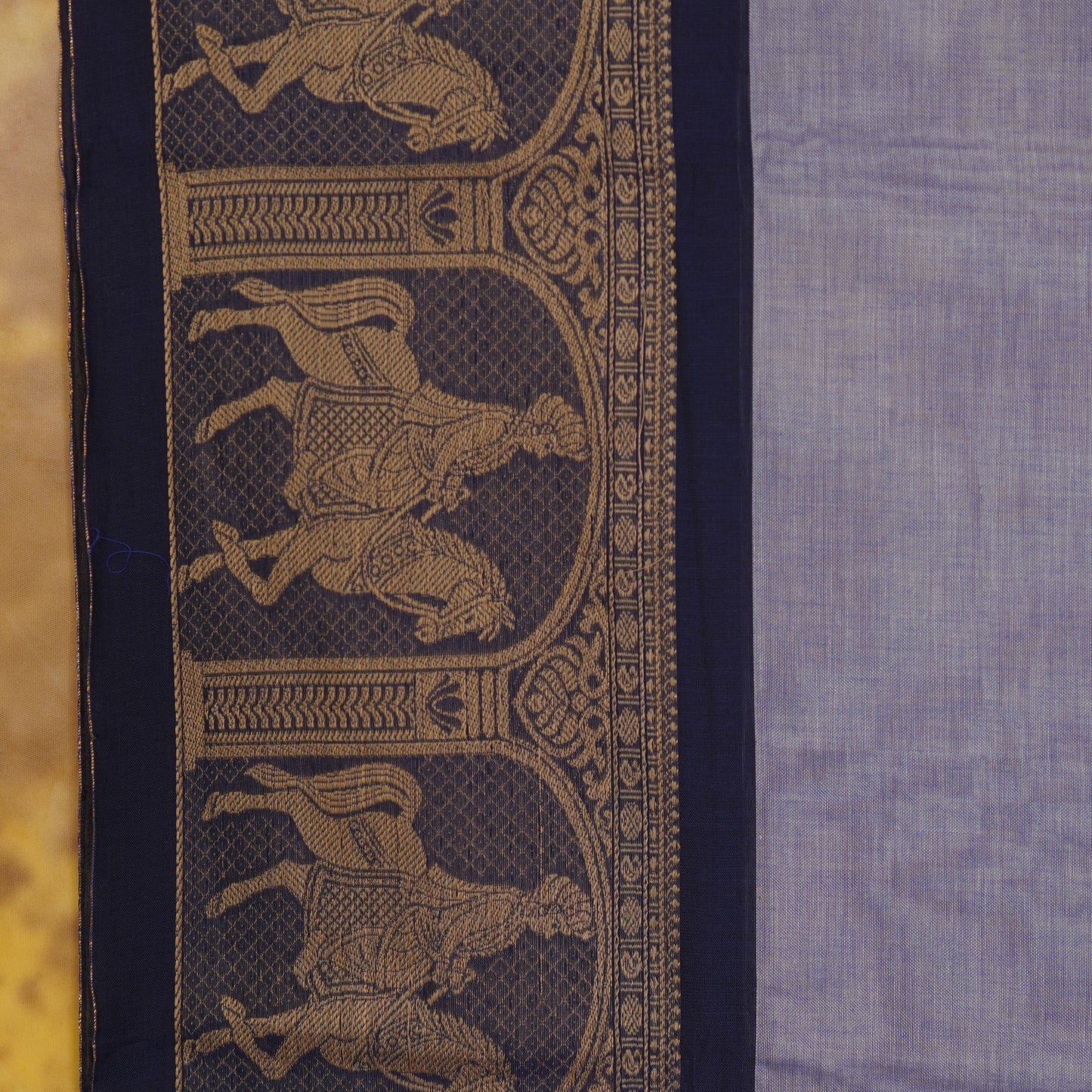 Varudu Border - Narayanavanam Mercerized Cotton