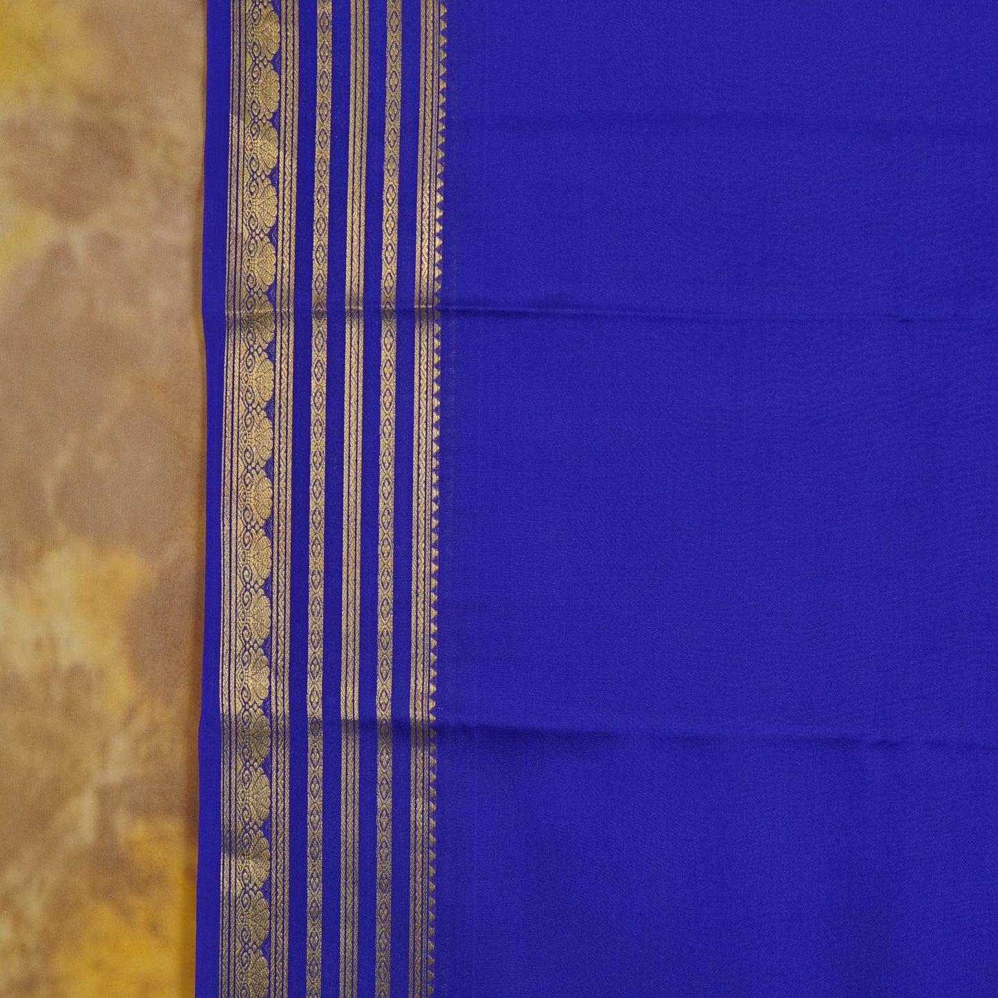 Floral Border - Mysore Silk
