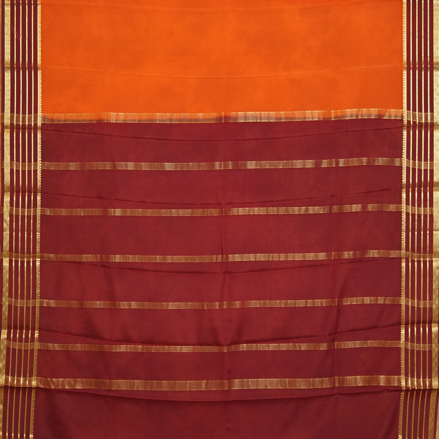 Floral Border - Mysore Silk