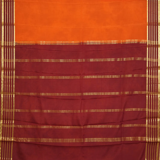 Floral Border - Mysore Silk