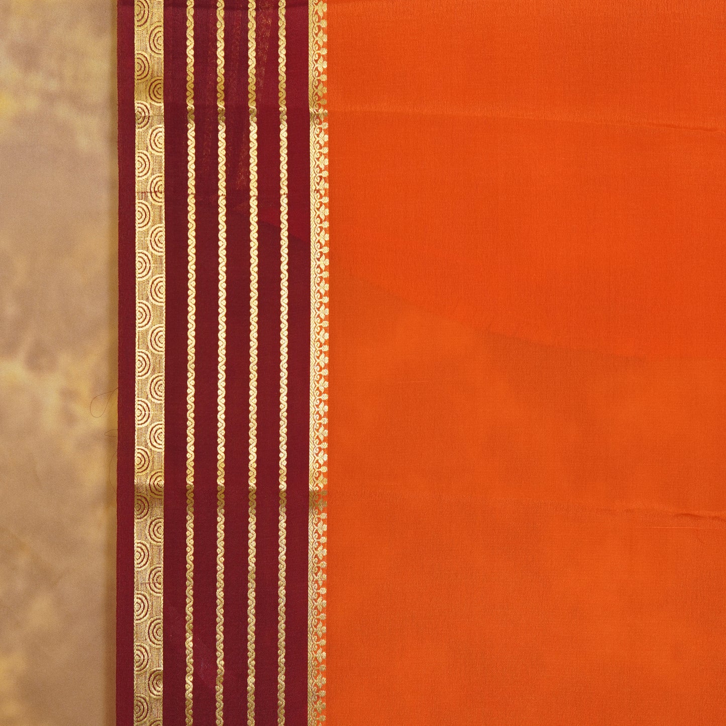 Floral Border - Mysore Silk