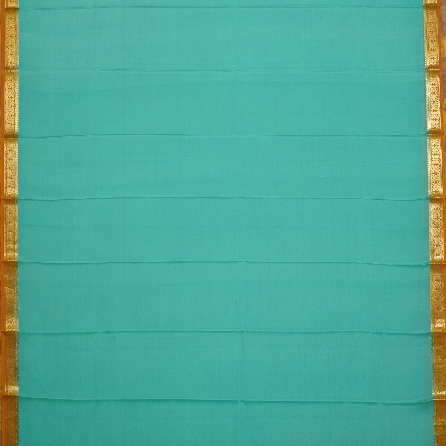 Floral Small Border - Mysore Silk
