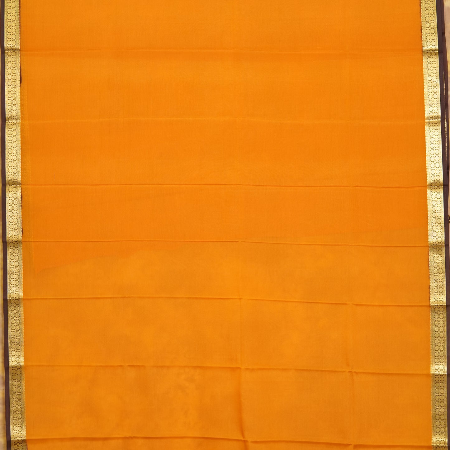 Floral Box Border - Mysore Silk