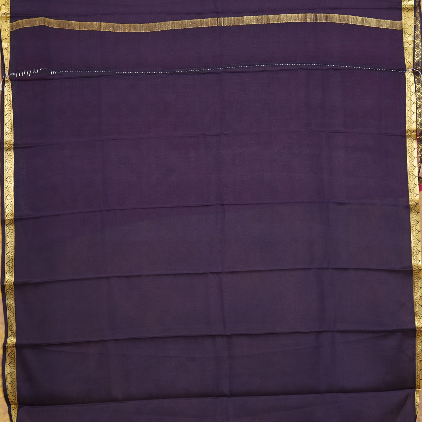 Floral Small Border - Mysore Silk