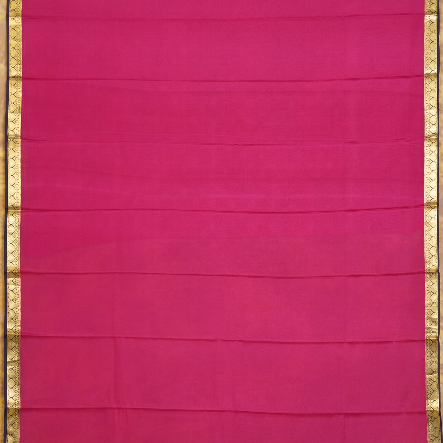 Floral Small Border - Mysore Silk