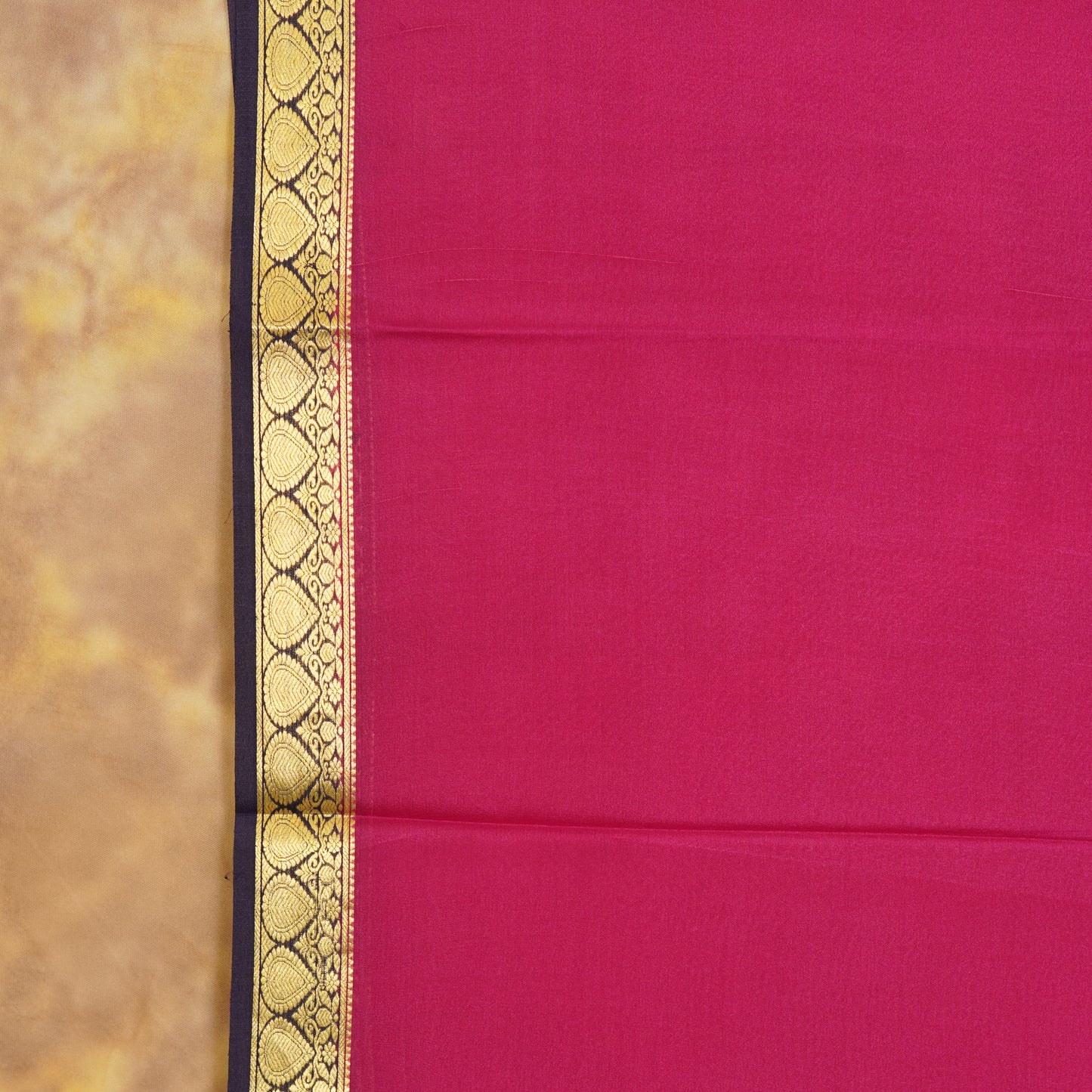 Floral Small Border - Mysore Silk
