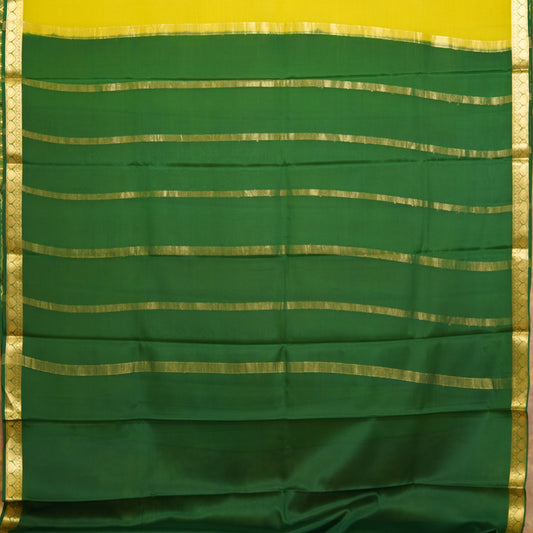 Floral Small Border - Mysore Silk