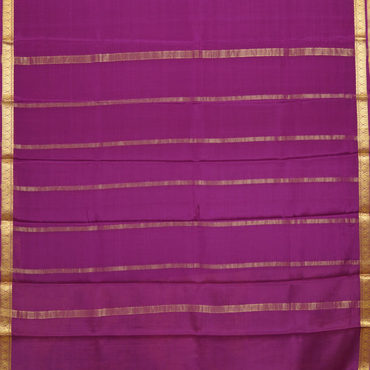 Floral Small Border - Mysore Silk