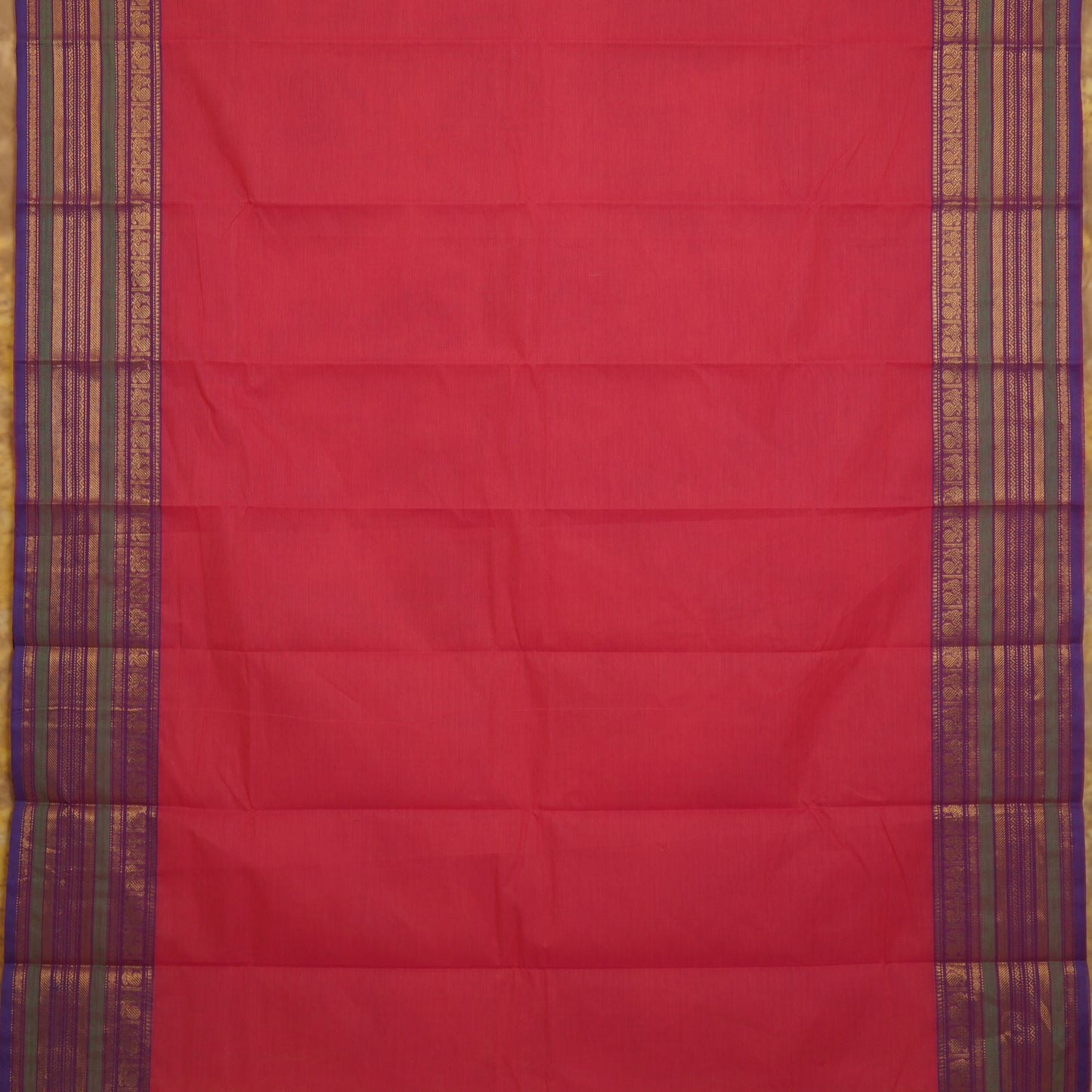 Peacock Kanchi Cotton (Without Blouse)