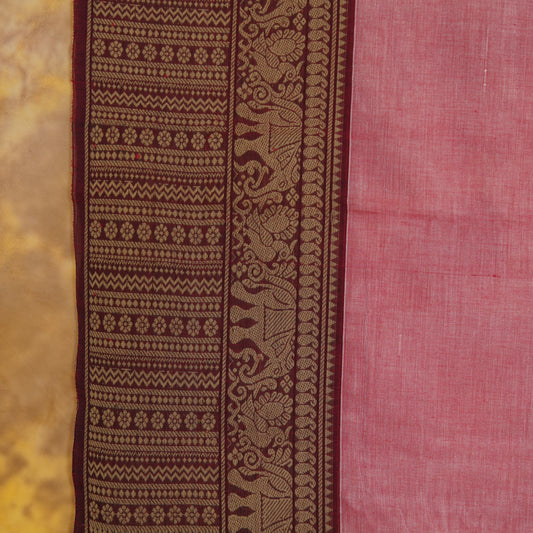 Elephant Border - Narayanavanam Mercerized Cotton