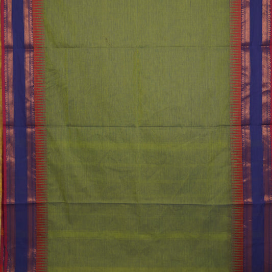 Elephant Border Kanchi Cotton (without Blouse)