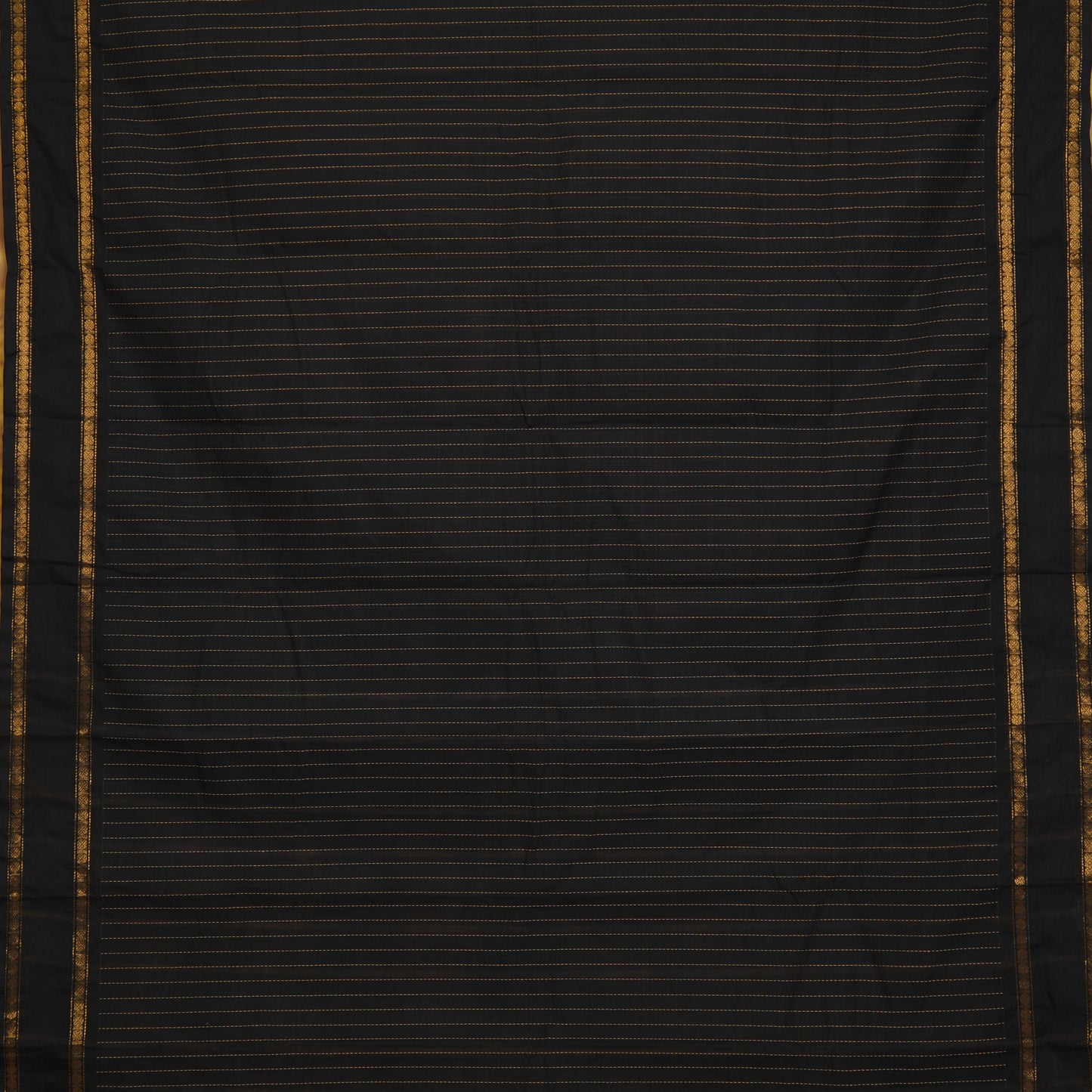 Rudraksha Gap Border Kanchi Cotton (without Blouse)