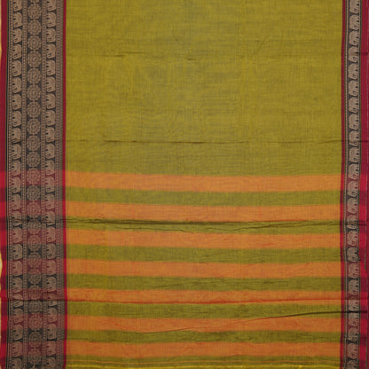 Elephant Border - Narayanavanam Mercerized Cotton