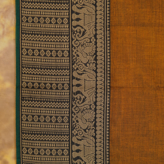 Elephant Border - Narayanavanam Mercerized Cotton