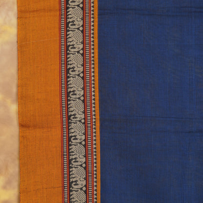 Elephant Small Border - Narayanavanam Mercerized Cotton