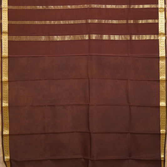 Floral Box Border - Mysore Silk