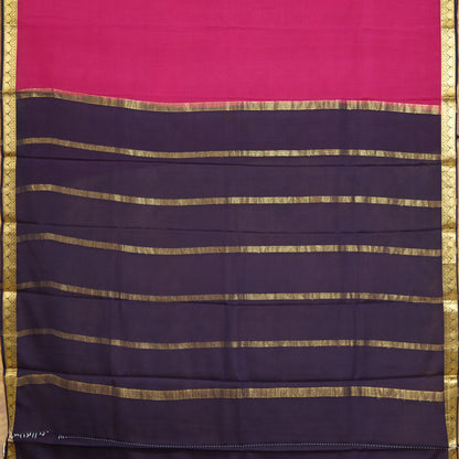 Floral Small Border - Mysore Silk