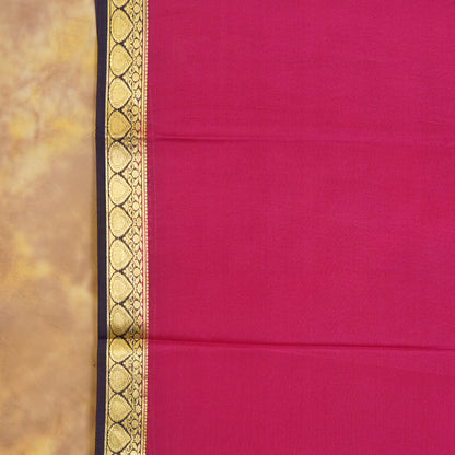 Floral Small Border - Mysore Silk