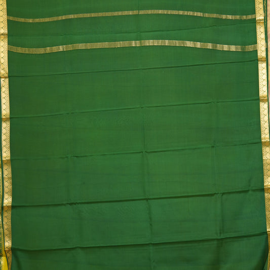 Floral Small Border - Mysore Silk