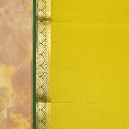 Floral Small Border - Mysore Silk