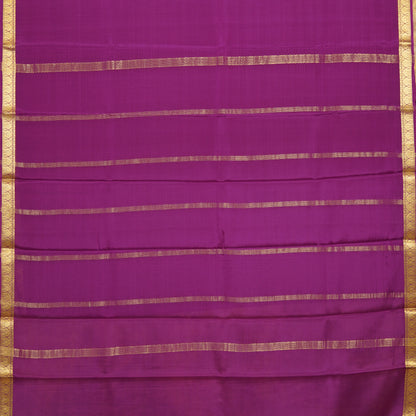 Floral Small Border - Mysore Silk